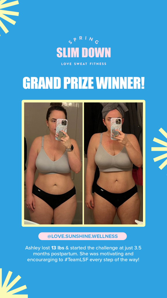 Gagnants du printemps Slim Down 2023 !